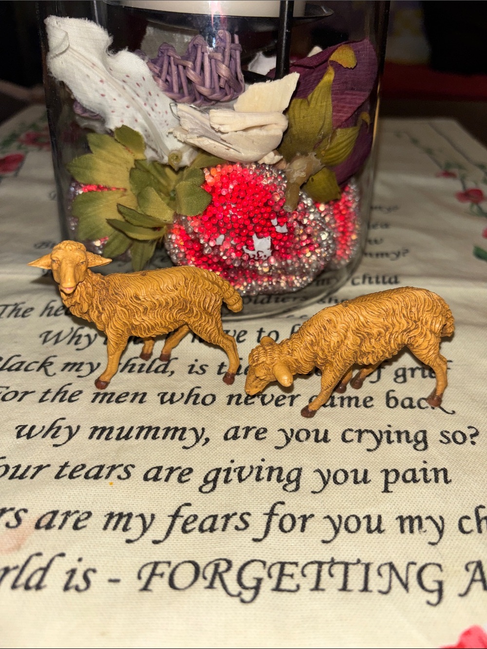 Vintage Fontanini Nativity Sheep Lot!